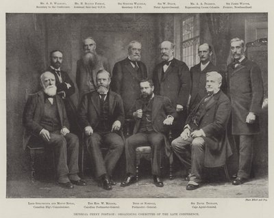 Imperial Penny Postage, Comitê Organizador da Conferência tardia (gravação) de English School