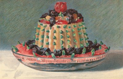 Imperial Tipsy Cake (litografia a cores) de English School