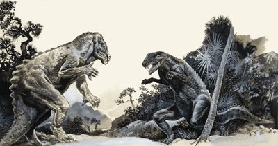 Em busca de dinossauros de English School