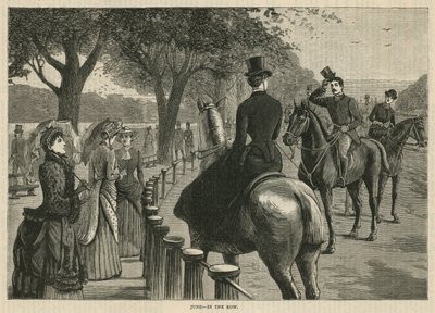 Na fila; Fila podre, Hyde Park, Londres de English School