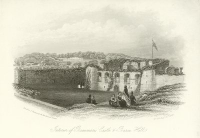 Interior do Castelo de Beaumaris e Baron Villa de English School
