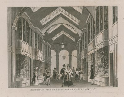 Interior, de, burlington, arcada de English School