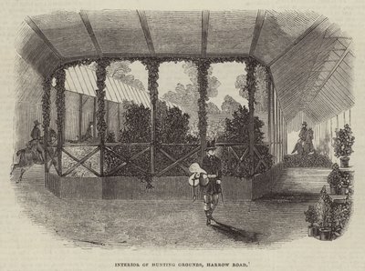 Interior do terreno de caça, Harrow Road de English School