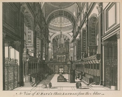 Interior, de, st, pauls, catedral de English School