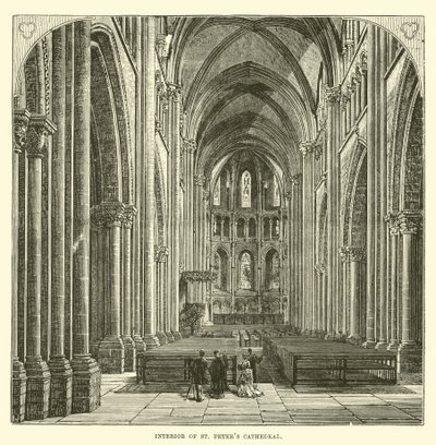 Interior, de, st peters, catedral de English School