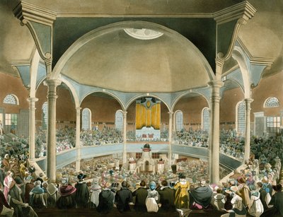 Interior, de, Surry, capela de English School