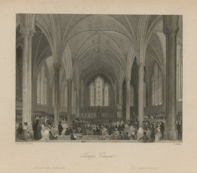 Interior da igreja do templo de English School