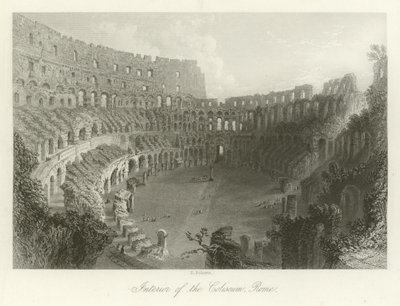 Interior do Coliseu, Roma de English School