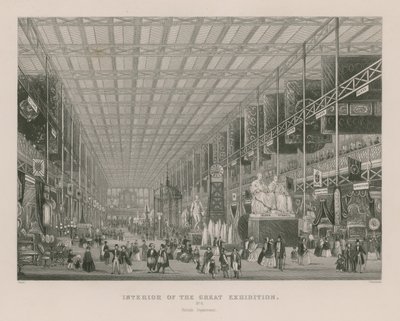 Interior da Grande Exposição, 1851, Departamento Britânico de English School
