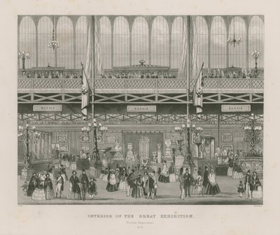 Interior da Grande Exposição, 1851, Departamento Russo de English School