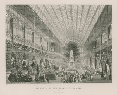 Interior da Grande Exposição, 1851, Transept do Sul de English School