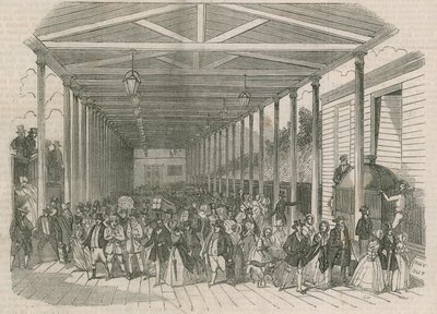Interior do terminal ferroviário Great Western de English School