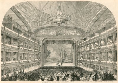 Interior, de, a, italiano, ópera, casa, Covent, jardim, londres de English School