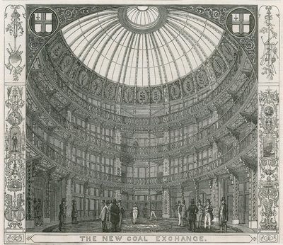 Interior da nova troca de carvão, Thames Street de English School