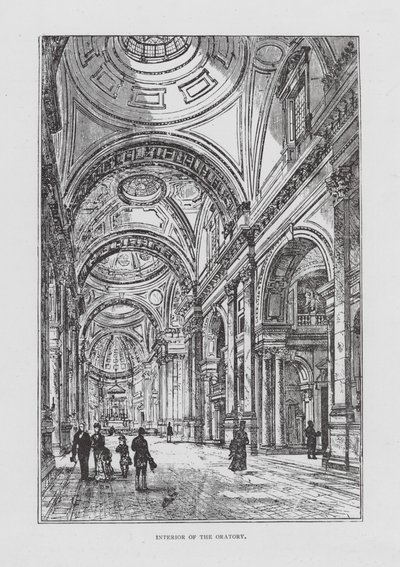 Interior do Oratório (litografia) de English School