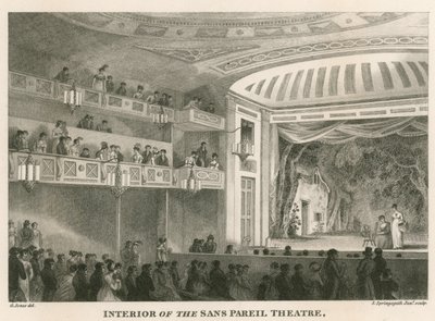 Interior do Teatro Unparallel (Teatro Adelphi), Londres de English School