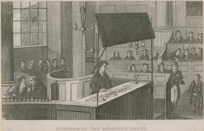 Interior da Casa das Sessões, Old Bailey de English School