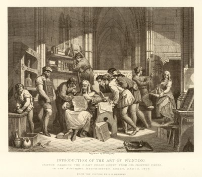 Introdução da arte da impressão de English School