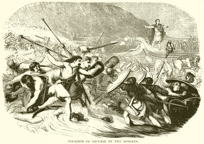 Invasão da Grã-Bretanha pelos romanos de English School