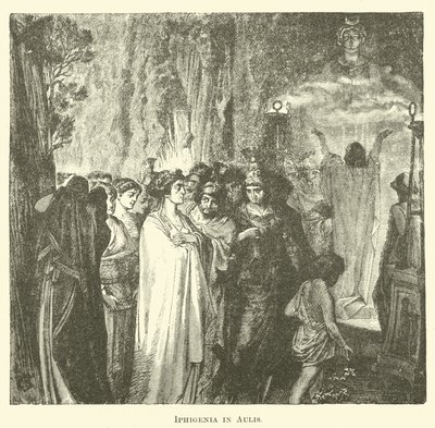 Iphigenia em Aulis (gravura) de English School