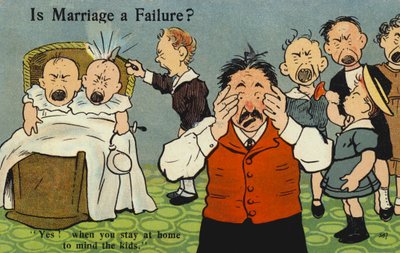 O casamento é um fracasso? (cor litho) de English School