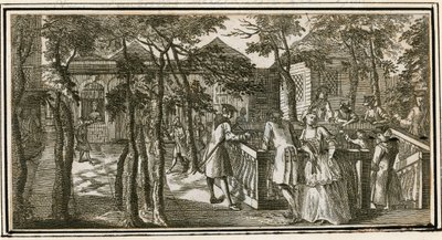 Islington Spa, anteriormente New Tunbridge Wells, 1735 de English School