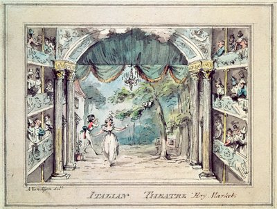 Teatro italiano, Haymarket de English School