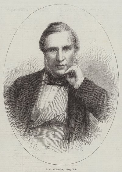 J C Horsley, Esquire, RA (gravura) de English School