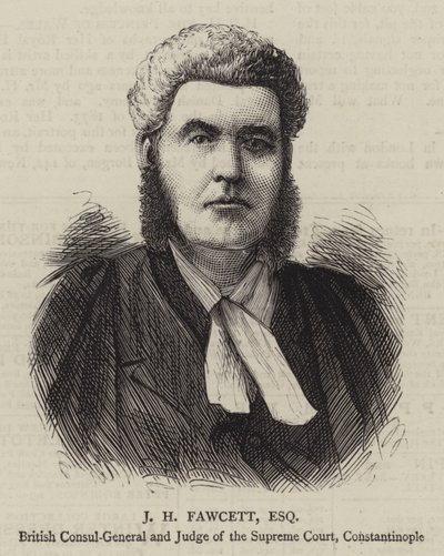 J H Fawcett, Esquire (gravura) de English School