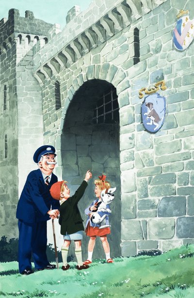 Jack e Jill e o velho castelo de English School