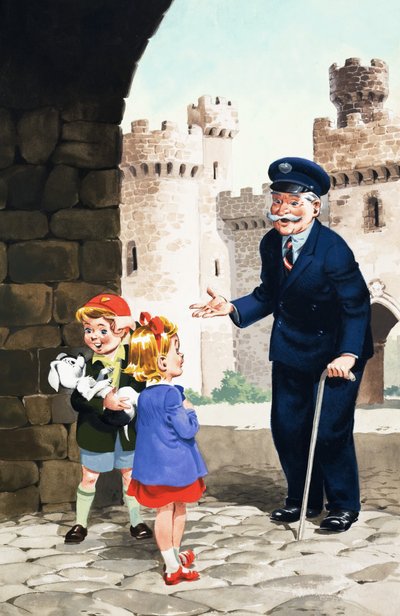 Jack e Jill e o velho castelo de English School