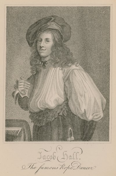 Jacob Hall, o famoso dançarino de corda de English School