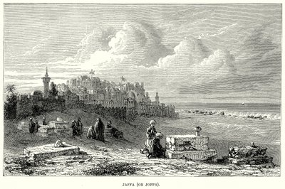 Jaffa (ou Joppa) (gravura) de English School
