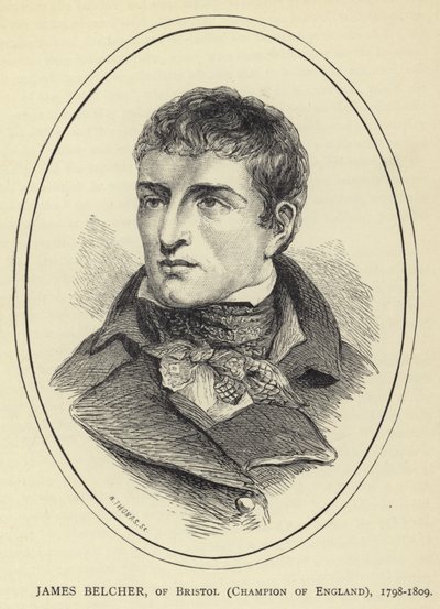 James Belcher, de Bristol, campeão da Inglaterra, 1798-1809 de English School