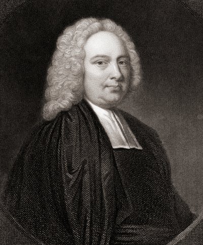 James Bradley (1693-1762) da Gallery of Portraits, publicado em 1833 de English School