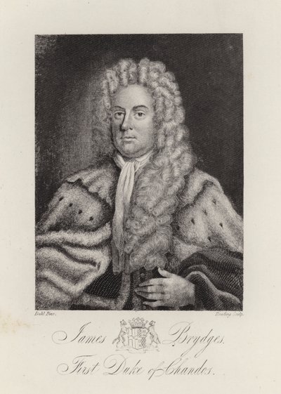 James Brydges, Duque de Chandos (gravura) de English School