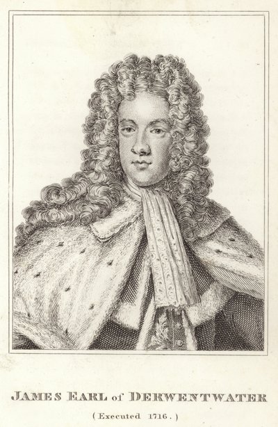 James Earl of Derwentwater, executado em 1716 de English School