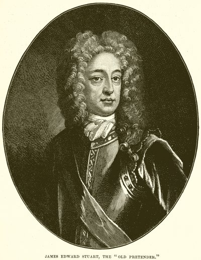 James Edward Stuart, o Velho Pretendente. de English School