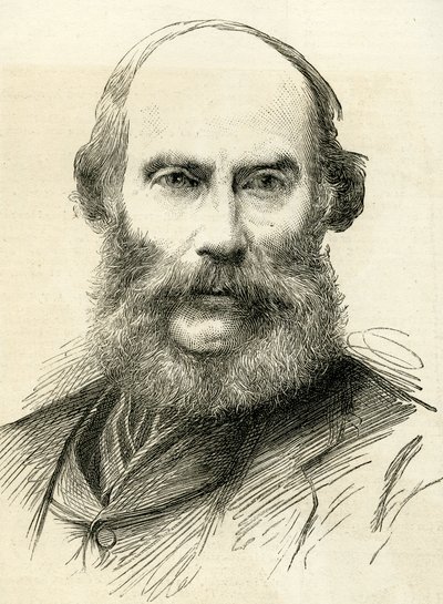 James Francis Danby (1816-1875) ilustração do gráfico 27 de novembro de 1875 de English School