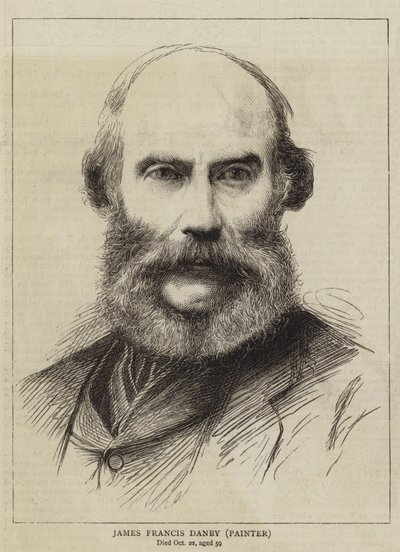 James Francis Danby, Pintor (gravura) de English School