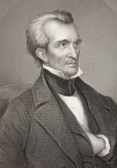 James Knox Polk, da &39;Galeria de Retratos Históricos&39;, publicado em 1880 de English School