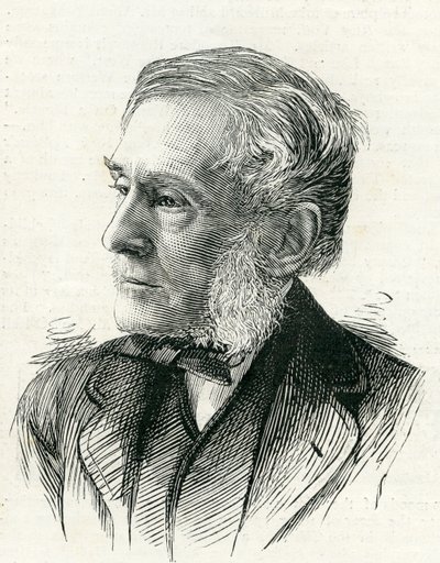 James Poole (1804-1886) Ilustração do Gráfica 10 de abril de 1886 de English School