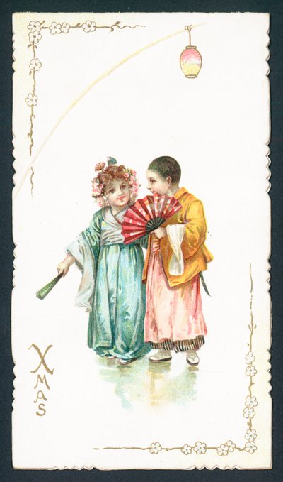 Casal Japonês, Cartão De Natal de English School