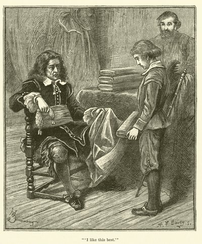 Jean Baptiste Colbert em criança, "Gosto mais disto" (gravura) de English School
