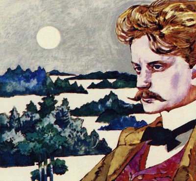 Jean Sibelius nasceu em Tavasterhus, na Finlândia, em 1865 de English School