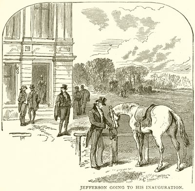 Jefferson indo para sua inauguração de English School