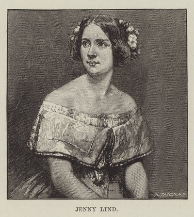 Jenny Lind (gravura) de English School