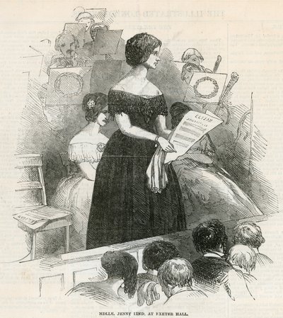Jenny Lind no Exeter Hall de English School