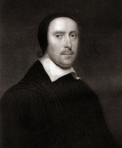 Jeremy Taylor (c.1613-67) da Galeria de retratos, publicado em 1833 de English School