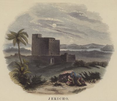Jericó (gravura colorida) de English School